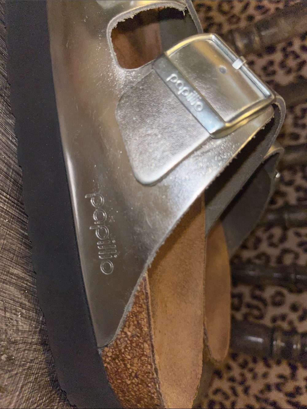 Birkenstock Papillio Metallic Silver Sandal - Picture 5 of 5